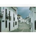 Monsaraz typical street Portugal postcard poste...