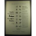 1952 Lockheed Planes Ad - T-33 Jet Trainer; Super Constellation, P2V Neptune