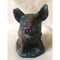 Heavy Resin Friendly Farmyard Pig Figurine Coll...