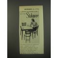 1956 Stakmore Folding Furniture Ad - Furniture too beautiful to fold