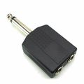 6.35mm (1/4") Stereo Audio Jack Plug Adapter Si...