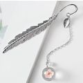 Feather Hanging Flower Bookmark Stationery Retr...