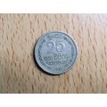 Sri Lanka 1963 25 Cents Coin