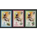 Gambia Christmas 3v 1976 MNH SG#353-355