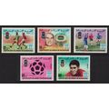 Mauritania Football 5v 1977 MNH SG#562-566 MI#5...
