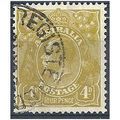 Australia 1929.SG102 4d Yellow-Olive Fine Used.