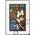 AUSTRALIA, CHRISTMAS, Stained Glass, Winged Ang...