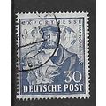 GERMANY 1949 HANOVER TRADE FAIR 30pf HERMAN WED...