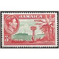 Jamaica 1952 SG126c 3d Green & Scarlet Mounted ...