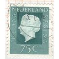Netherlands 1972 - 75c green - Queen Juliana - ...