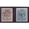 Belgium Stamps Scott #477 To 478, Used, Pre-Can...