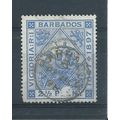 barbados stamps hm sg119 sg 119 used damage centre bottom