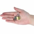 20mm SOLID BRASS Small Padlock Mini Luggage Loc...
