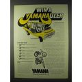 1972 Yamaha Motorcycle Ad - Win a Yamahauler