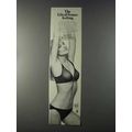 1980 Lily of France Glossies Bra and Panties Ad