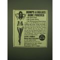 1980 Rush Industries Secret Formula Ad - Bumps & Bulges Gone Forever