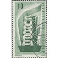 GERMANY, Europa, CEPT Tower, green 1956, 10pf
