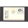 FDC UXC11 15c Flag (No Cachet-U/A) CV40267