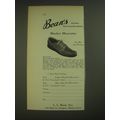 1974 L.L. Bean Blucher Moccasins Ad - Bean's Outdoor sporting specialties