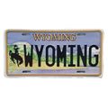 Wyoming "Wyoming" State License Plate Novelty F...
