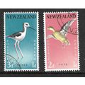 NEW ZEALAND 1959 GREY TEAL & NZ STILT SG776 / 7...