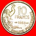 COCK (1950-1959): FRANCE★ 10 FRANCS 1953!★LOW S...