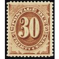 J6, Mint VF OG LH 30¢ Postage Due Stamp - Stuar...