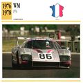 Collectors Club card. Classic Cars. WM P76 raci...