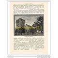 LALEHAM CHURCH, BOOK ILLUSTRATION (PRINT), c1883