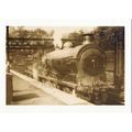 Sepia Railway Postcard LNER J35 64501 Edinburgh...