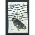 hong kong stamps sg380 used butterflies