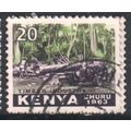 Kenya - 1963 - SG4 - 20c black/green - Timber I...