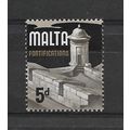 Malta.SG337b 5d Fortifications.Mounted Mint.July19