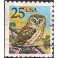 USA, BIRDS, Owl, 1988, 25c