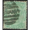 Tasmania 1878 2d Pale Green Perf 14 SG157a GU