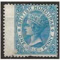 British Honduras 1865 SG2 1d Blue No Watermark ...