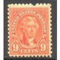 641 9c Thomas Jefferson Barely Clears MNH Q1874