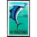 Africa Tanzania 1977 Fish 3/- MNH Stamp Sailfish