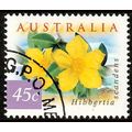Australia 1999 Flowers 45c Used P&S Stamp Hibbe...