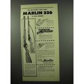 1955 Marlin 336-30/30-C; 336-SD Rifle Ad - Next...