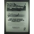 1985 AT&T MacNeil/Lehrer NewsHour Ad - Many Missiles