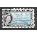 BAHAMAS 1954 6d LIGHT BLUE & BLACK TRANSPORTATI...