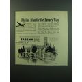 1949 Sabena Belgian Airlines Ad - Fly the Atlan...