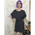 Milk and honey polka dot dress women size 8