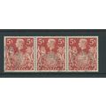 George VI dulac high value sg477 sg 477 strip o...