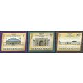 Historic Buildings: 3 Values - Norfolk Island 1...