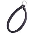 Dog Pet Round Leather Choke Collar W1/2" - L24"...