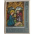Antigua 1969 Xmas stained Glass Windows 50c Nat...
