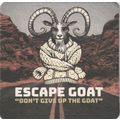 BEER MAT - ESCAPE GOAT BREWERY - DON'T GIVE UP ...