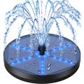 Solar Bird Bath Fountains Upgraded, 4W Solar Po...